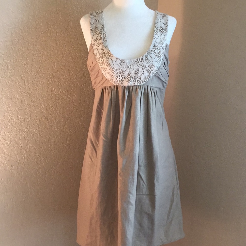 Anthropology Molly New York Sexy Golden Dress